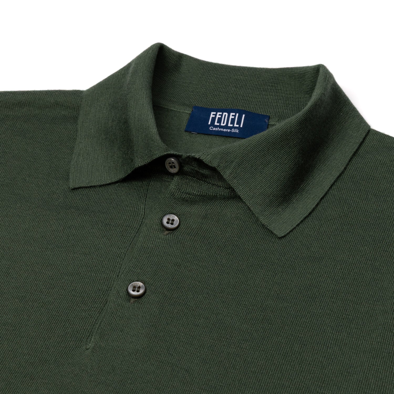 Knitted Polo Shirt "Sportman" made of Cashmere & Silk